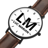 Montre monogramme LM Luc Marian